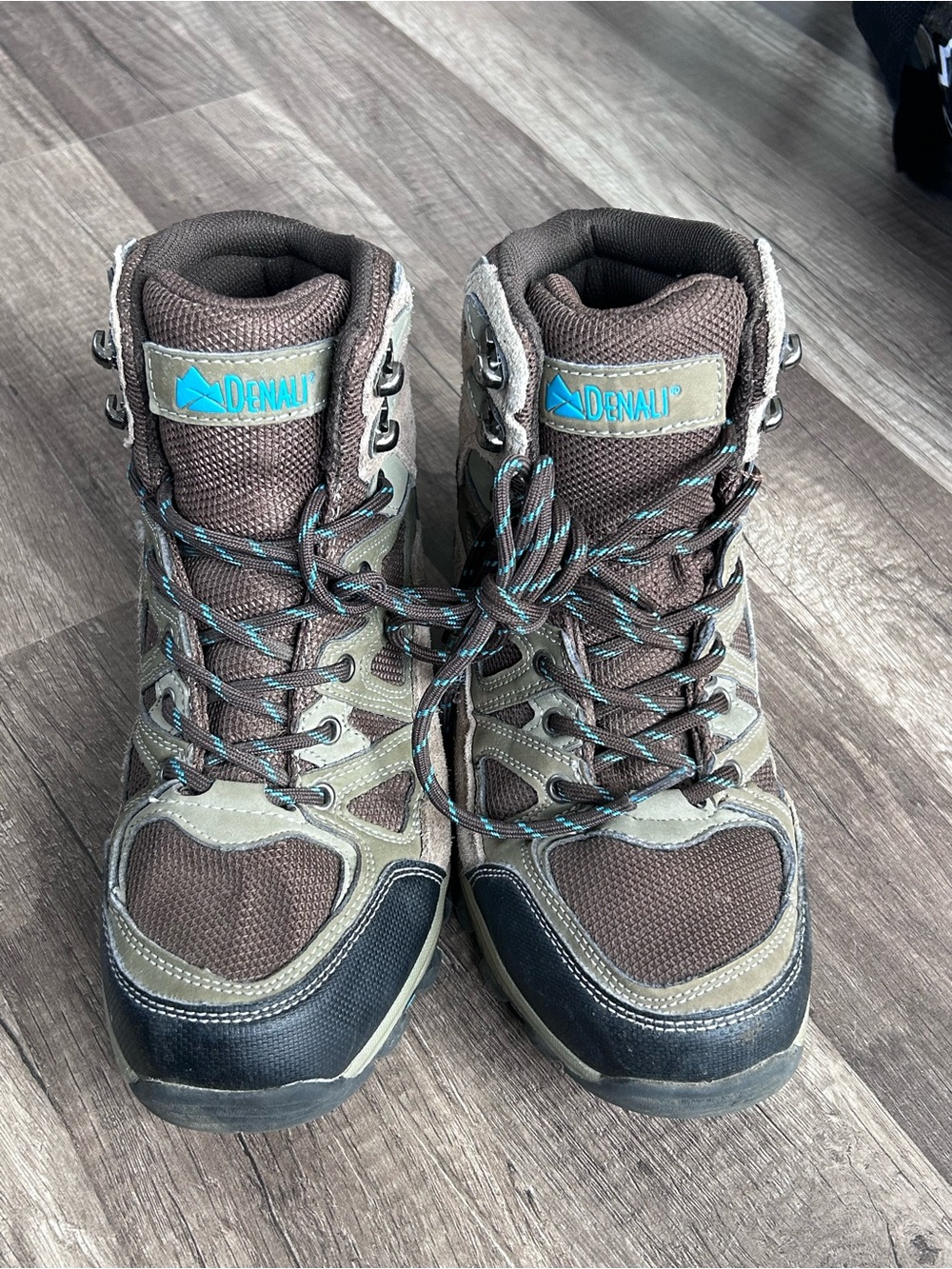 Denali Women's Brown and Tan Hiking Boots - Supportive Trail Sneakers